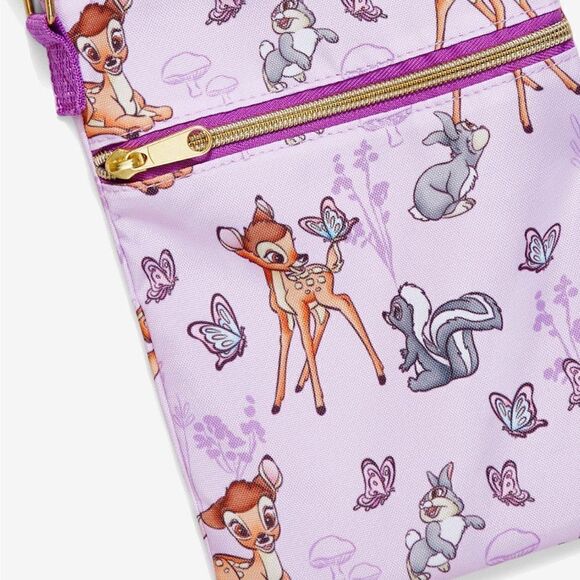 Loungefly Disney Bambi Forest Friends Passport Crossbody NWT - Picture 3 of 4